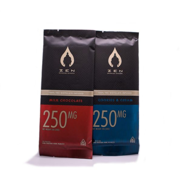 Zen 250mg THC Chocolate Bar