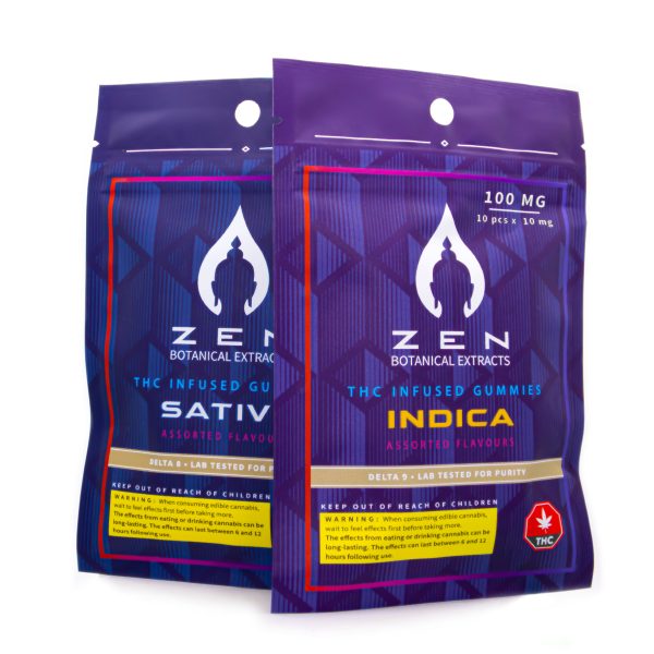 Zen 100mg THC Gummies